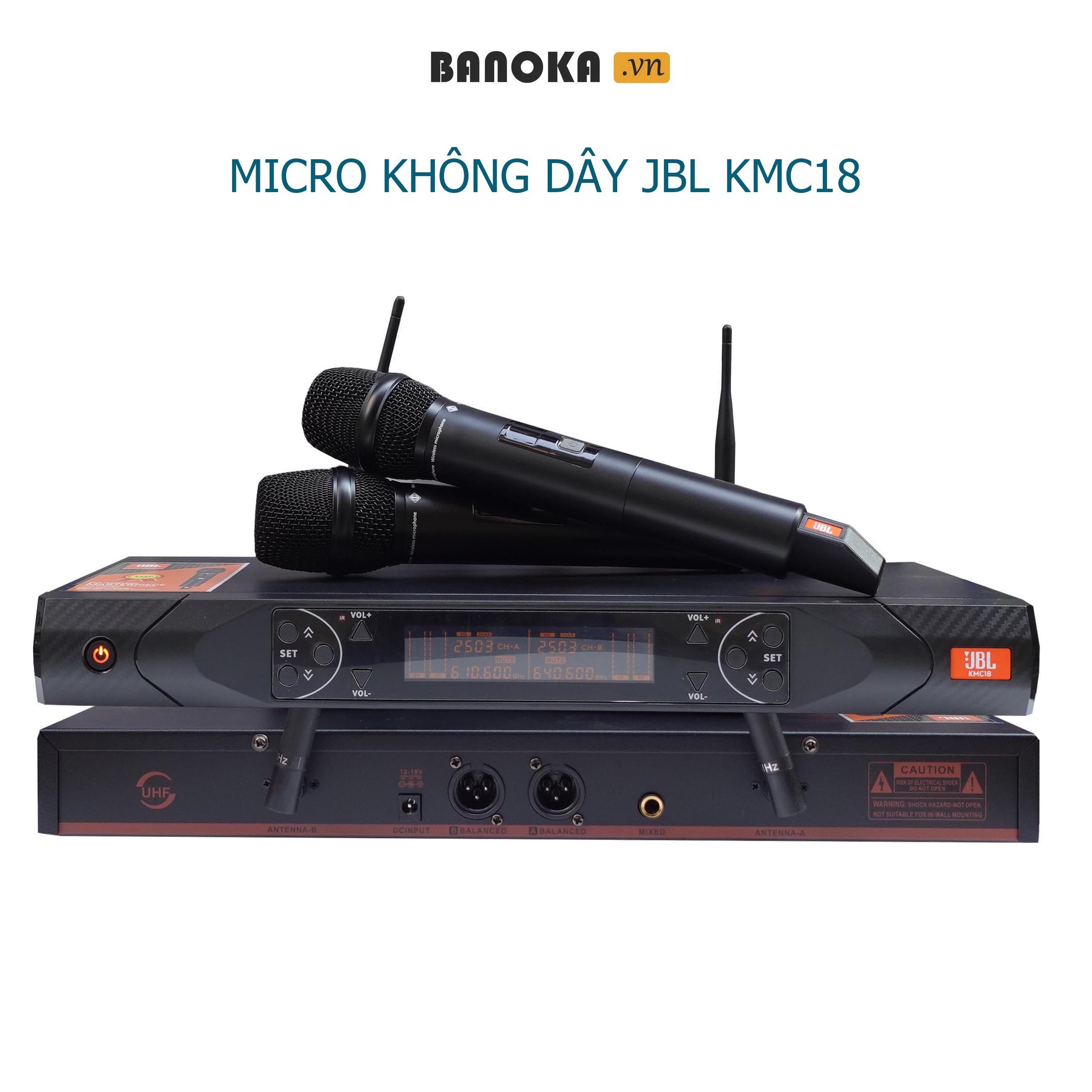 Micro không dây karaoke JBL KMC18